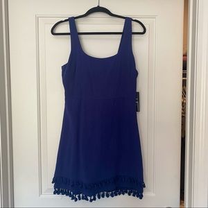 BRAND NEW WITH TAGS - Navy Blue Lulus Fitted Casual Dress with Tassels